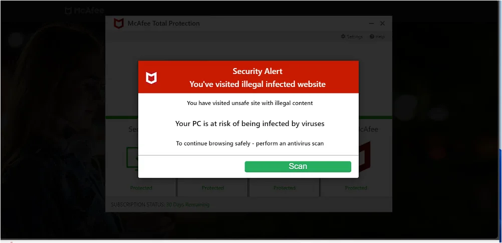 Browser-Based Threat Scareware