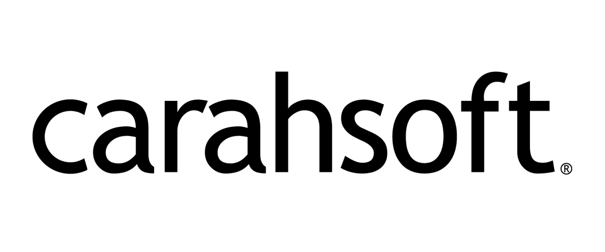 Carahsoft registered trademark logo in black lowercase text on a white background.